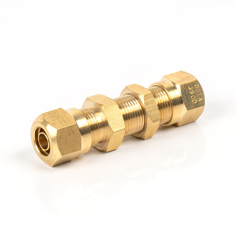Straight Double-Head Brass DOT Ferrule Connector